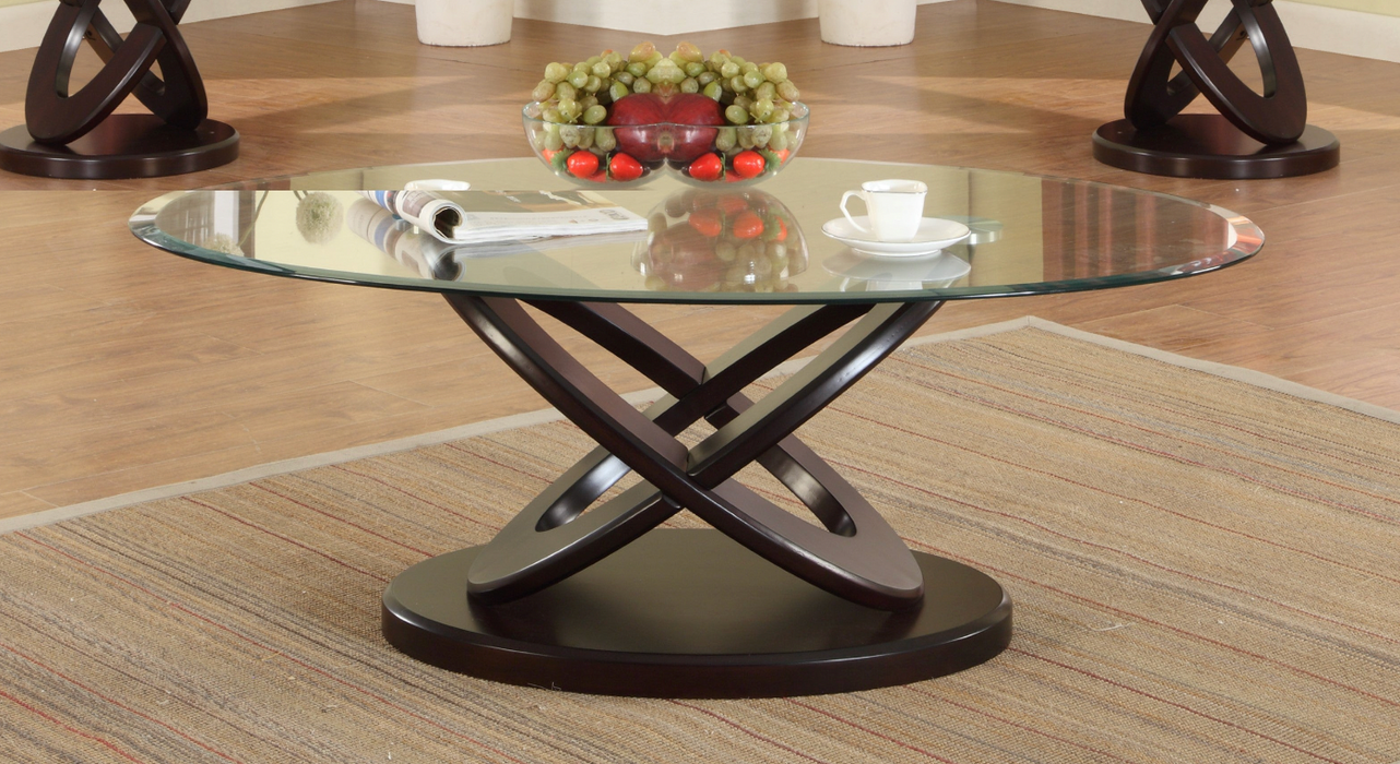 Cyclone Coffee Table with Casters