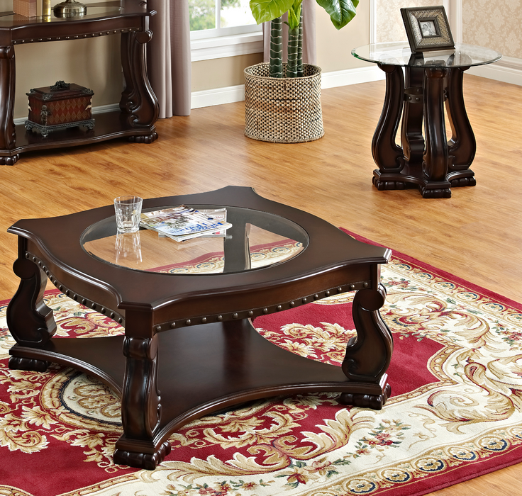 Madison Brown 3-Piece Coffee Table Set