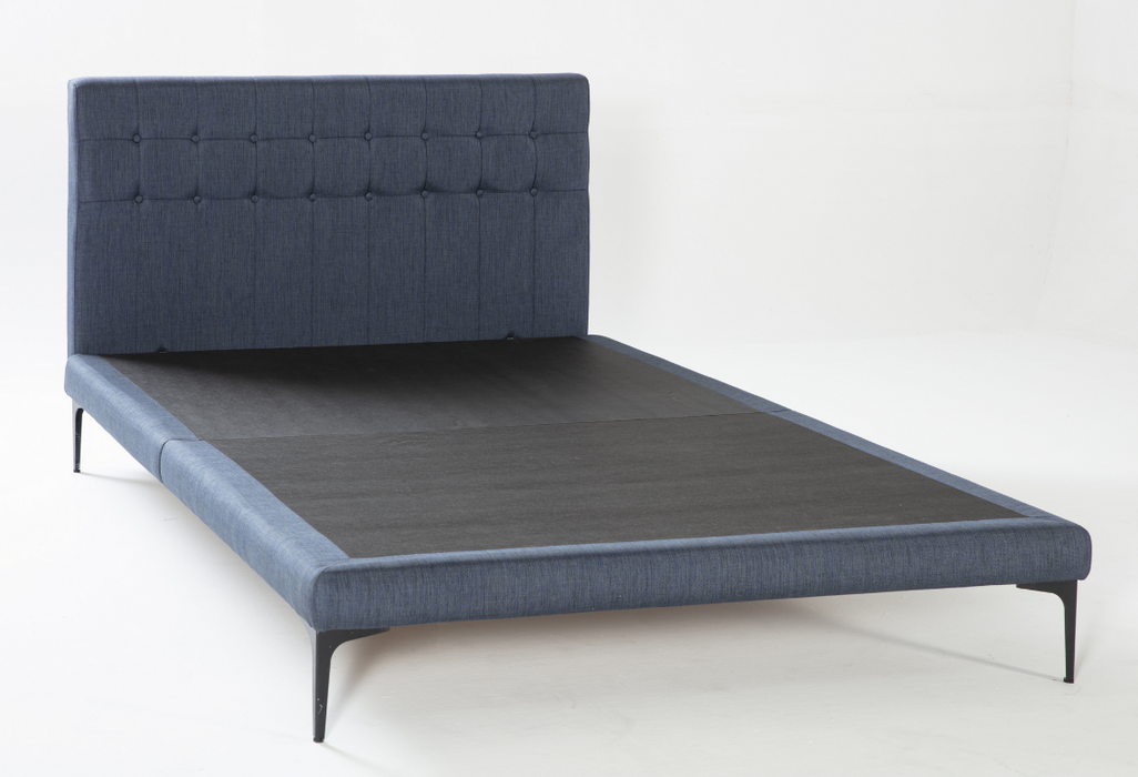 Bell Basic Navy Stratton King Foundation & Headboard