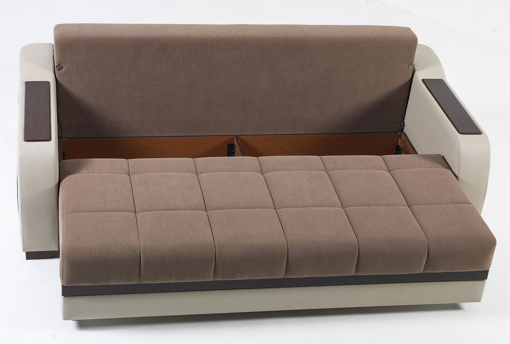 Optimum Brown Bed Ultra Queen Sleeper