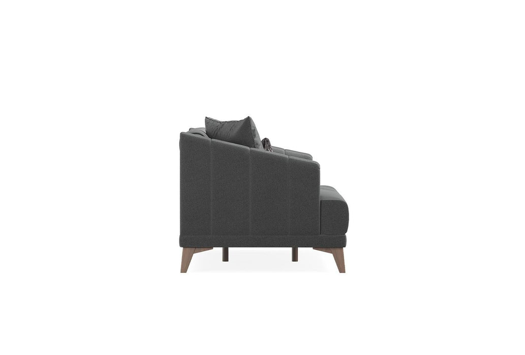 Anthracite Velvet Sona 2-Seater Sofa