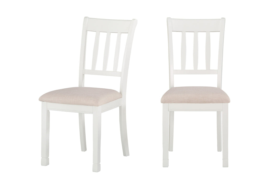 Nadalia White Side Chair, Set of 2