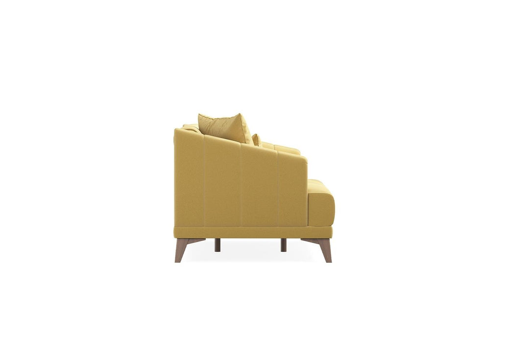 Mustard Colt Feather Sona 2-Seater Sofa