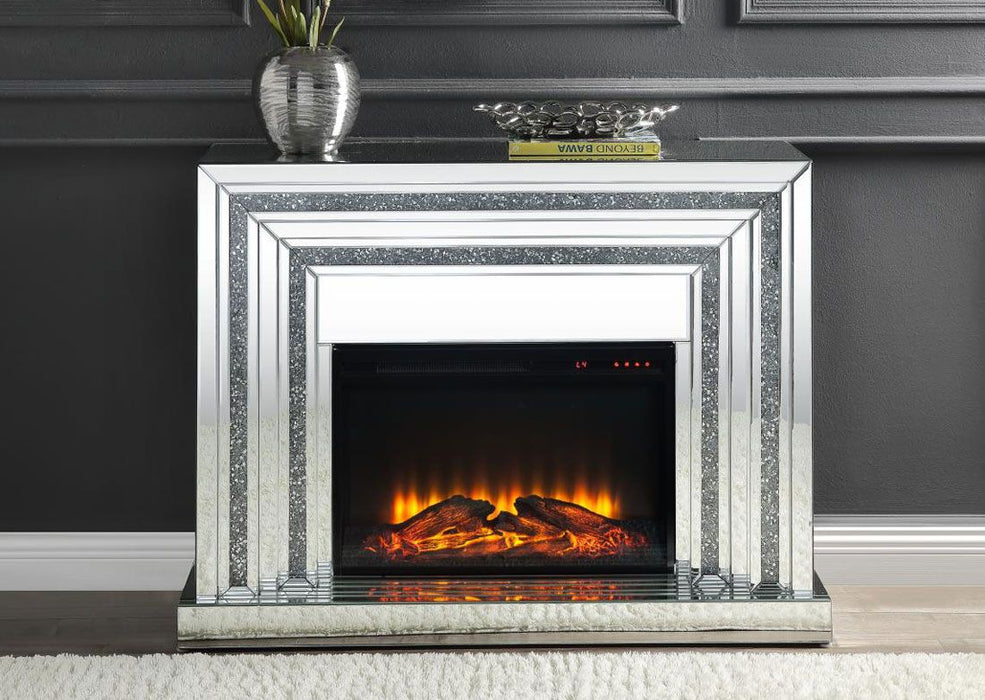 Jamie Mirrored Fireplace