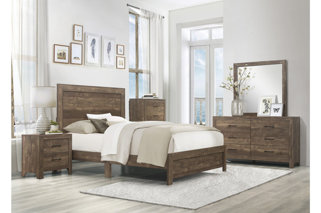 Corbin Brown Full Panel Bed