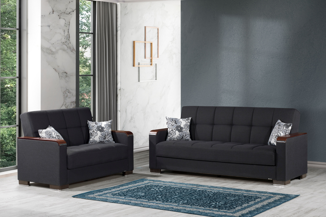 Armada X Living Room Set Denim Dark Blue #311 3Pc