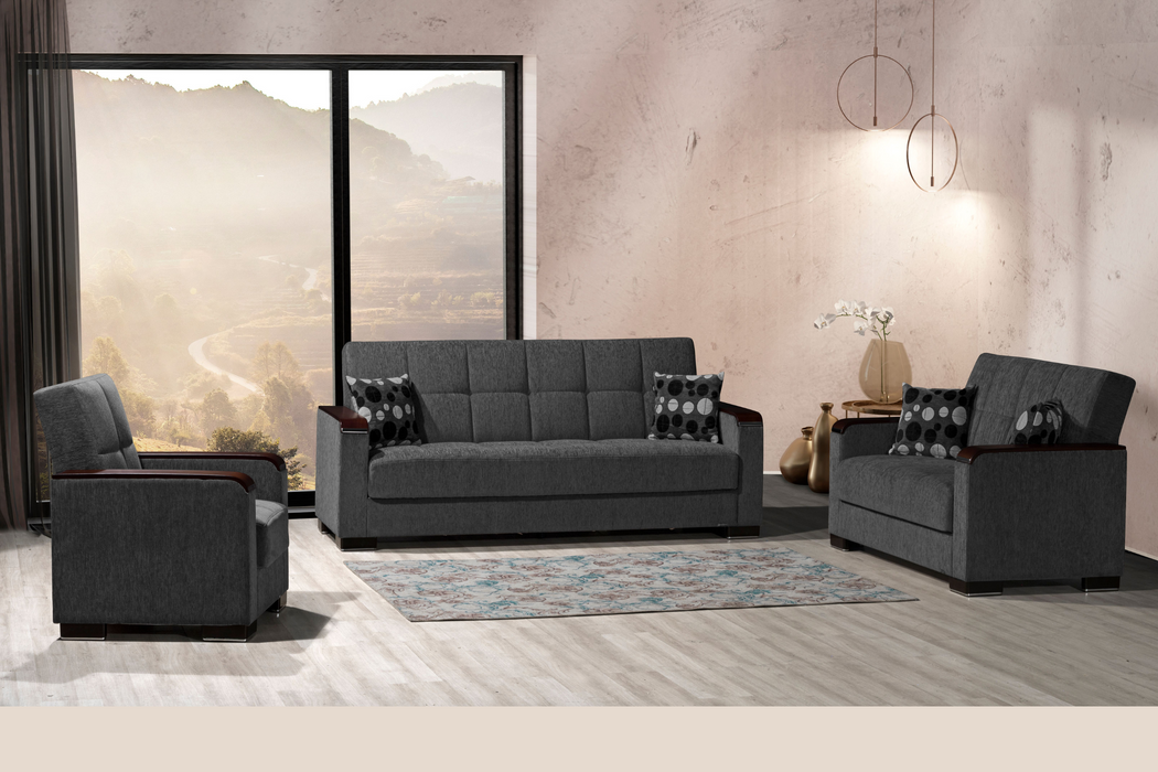 Armada X Living Room Set Dark Gray #319 3Pc