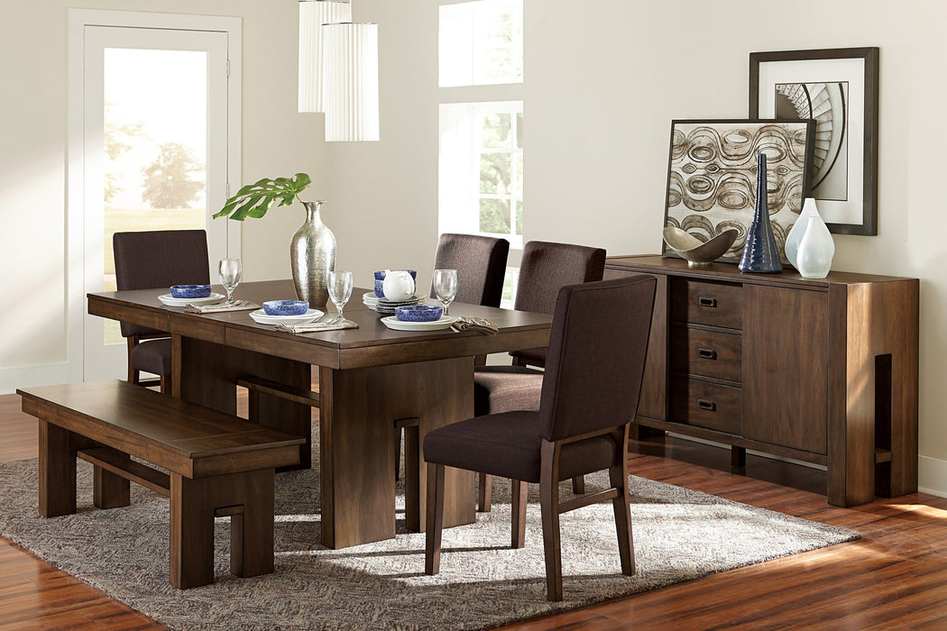 Sedley Walnut Extendable Dining Set