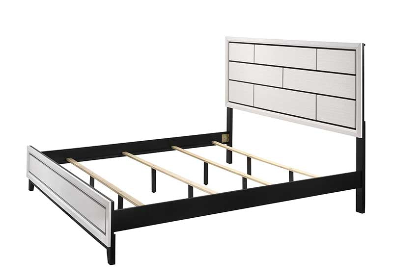 Akerson Chalk King Panel Bed