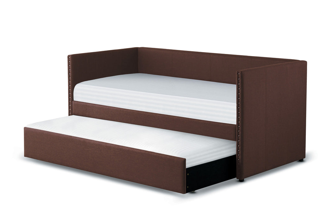 Therese Chocolate Daybed with Trundle