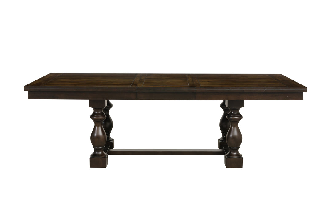 Yates Dark Oak Extendable Dining Table