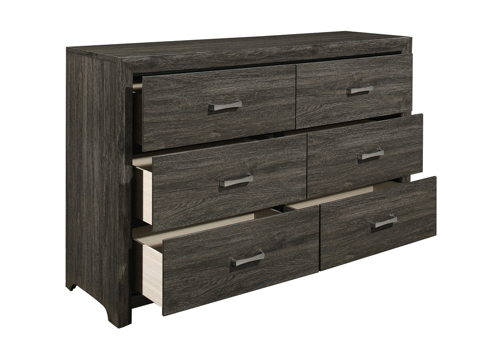 Edina Dark Gray Dresser