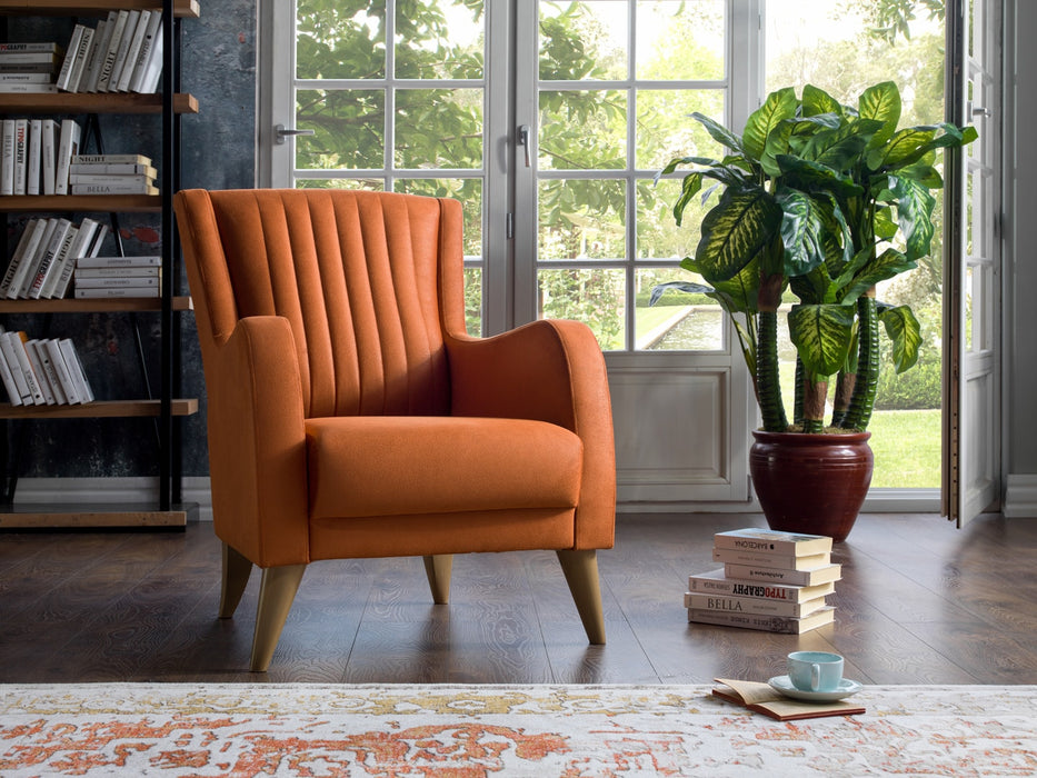 Piero Wing Chair (Orange)