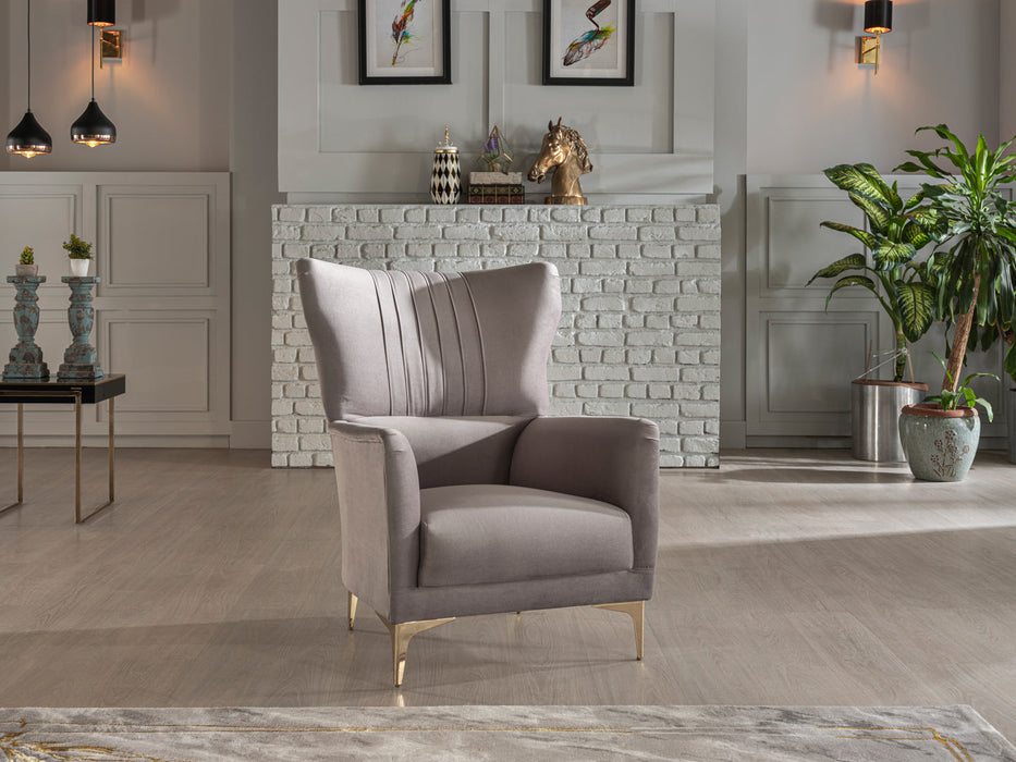 CARLINO ACCENT CHAIR (NAPOLY GREY)