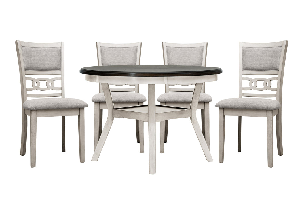 Savor White 5-Piece Dining Set