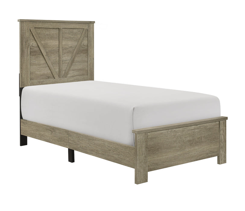 Avenue Rustic Twin Panel Bed