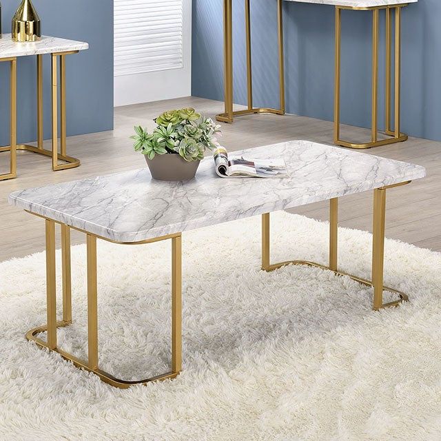 Calista End Table White