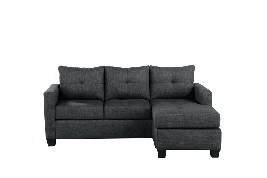 Phelps Dark Gray Reversible Sofa Chaise