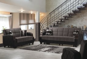 Molina Floket Gray 3Pc Living Room Set