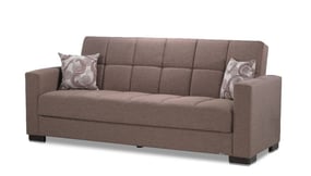 Armada Brown Fabric Sofa