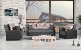 Mobimax Grey 3Pc Living Room Set