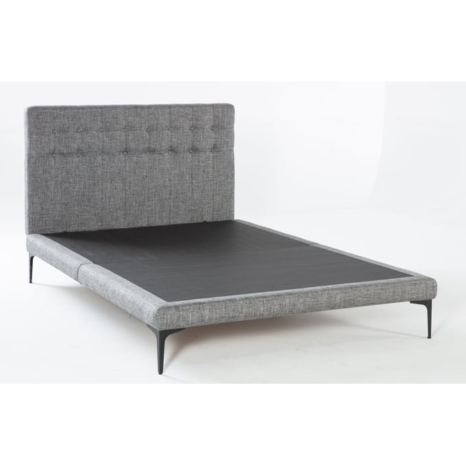 Bell Basic Gray Stratton Twin Foundation & Headboard