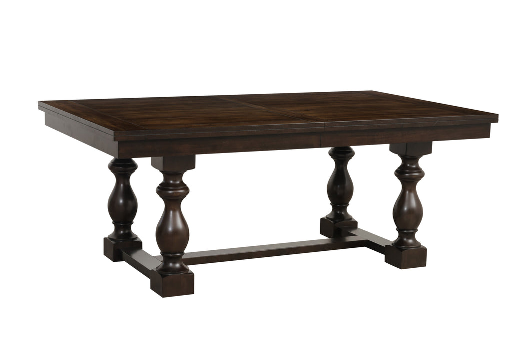 Yates Dark Oak Extendable Dining Table