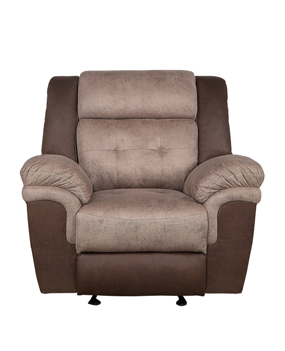 Chai Brown Microfiber Reclining Living Room Set