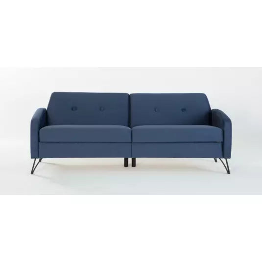 Vika Navy Blue Juniper Left Sofa