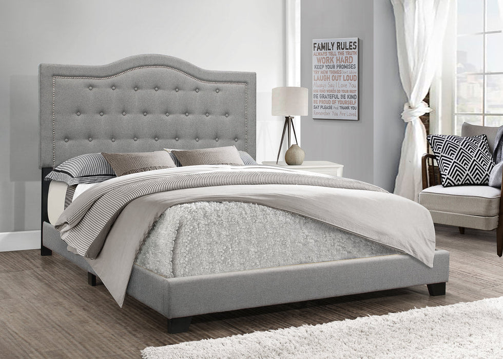 Emma Gray Queen Bed