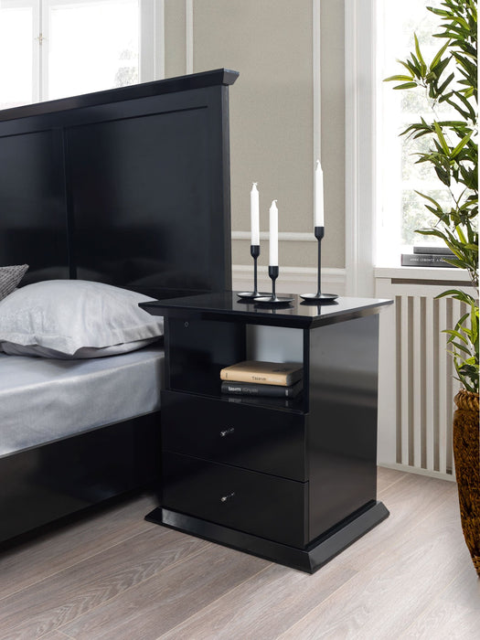 Erika Black 4-Piece Queen Bedroom Set