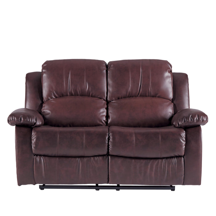 Granley Brown Reclining Loveseat