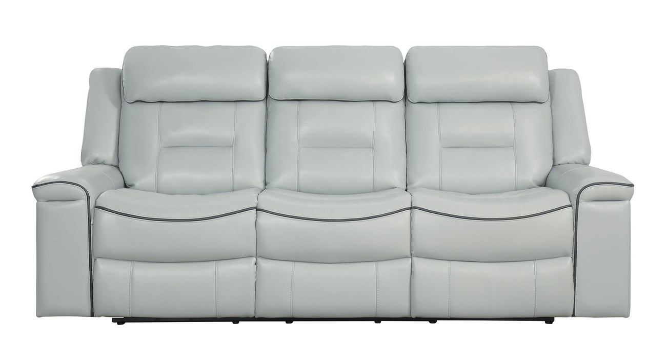 Darwan Light Gray Reclining Sofa