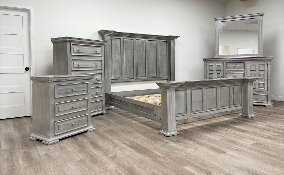 Greek Rustic Gray Chest