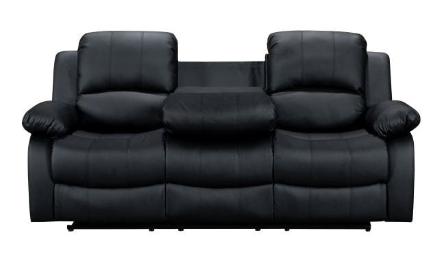 Henry Black 3-Piece Reclining Living Room