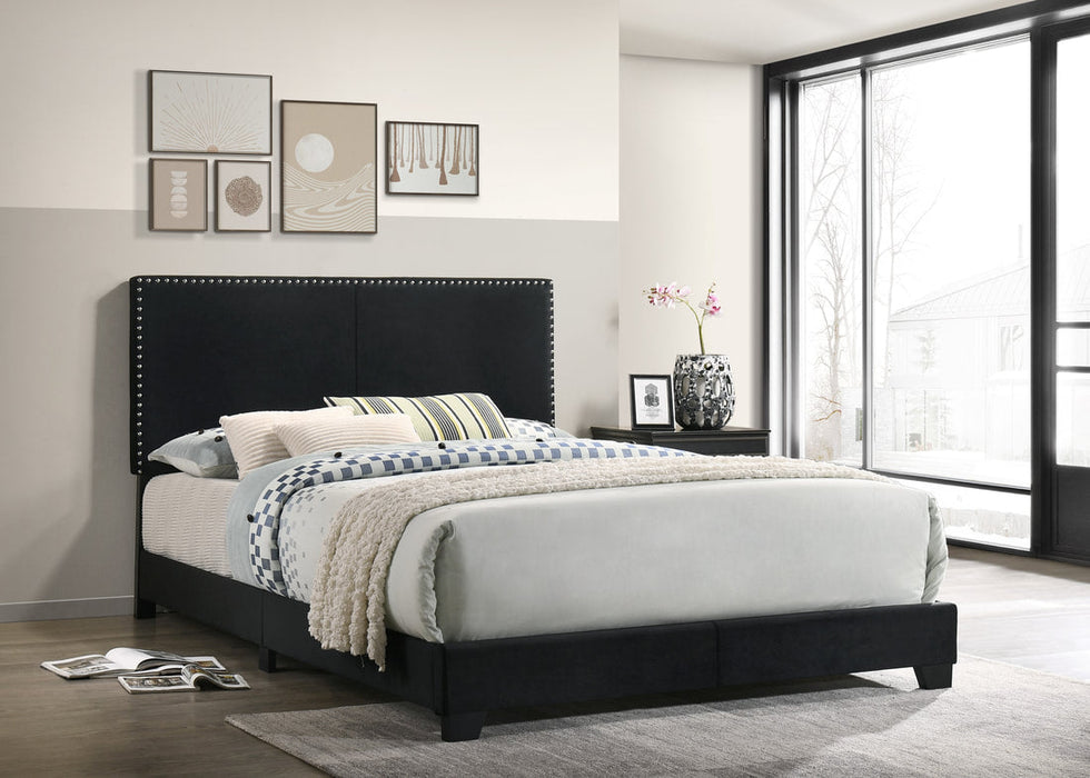 Lull Black Queen Bed