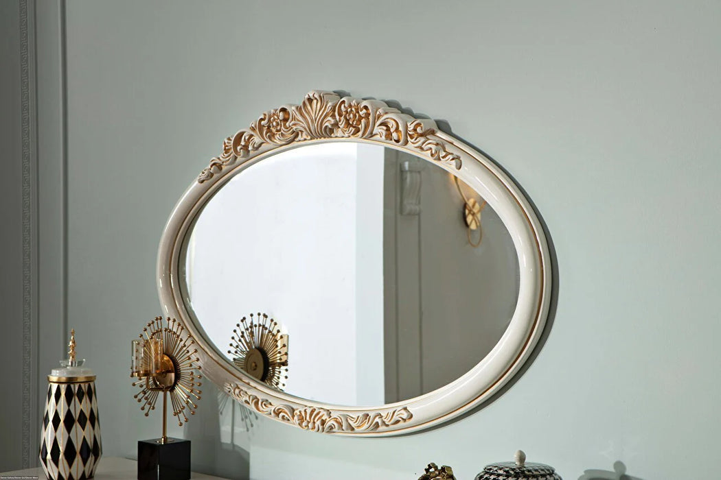 Mariana Console Mirror Ivory