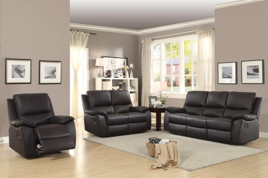 Greeley Brown Reclining Living Room Set