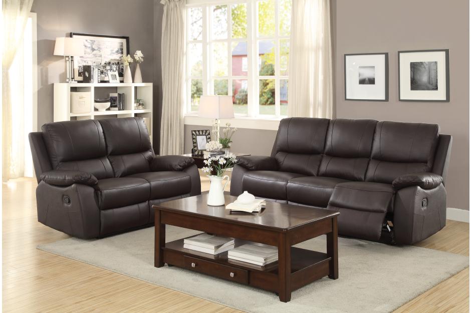 Greeley Brown Reclining Living Room Set