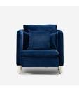 D6073 Velvet Royal Blue Chair