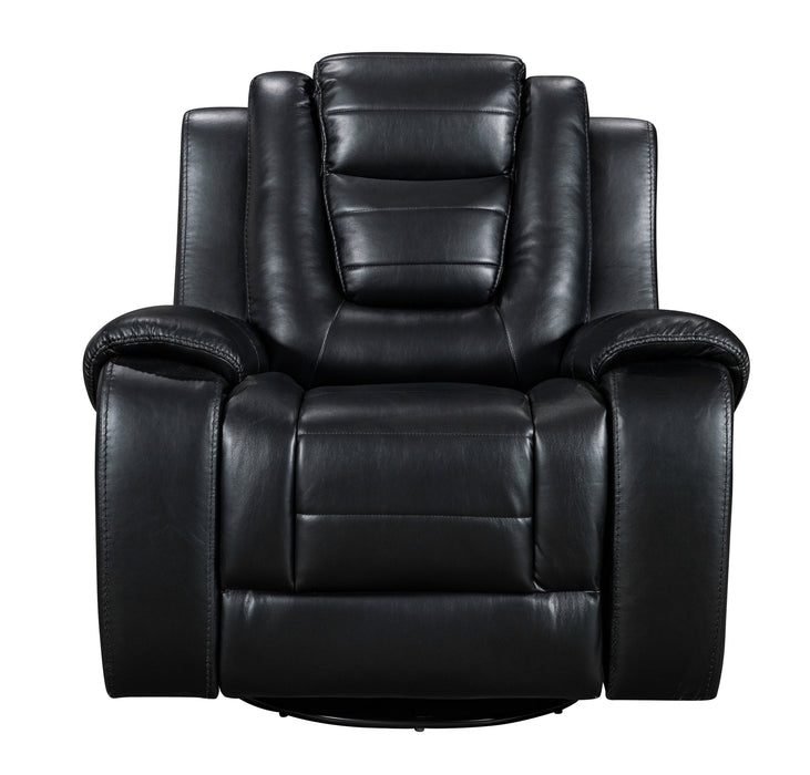 Jordan Black 3-Piece Reclining Sectional