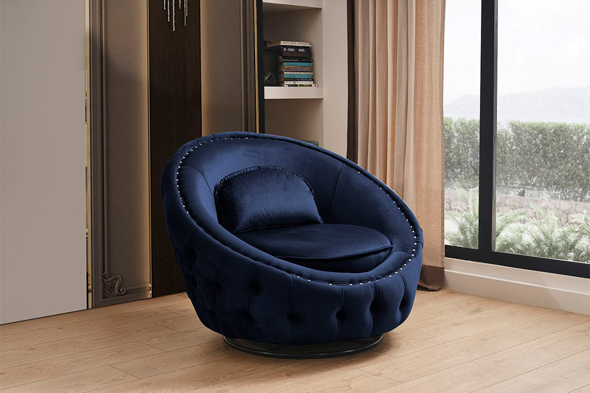 Navy 2025 swivel chair