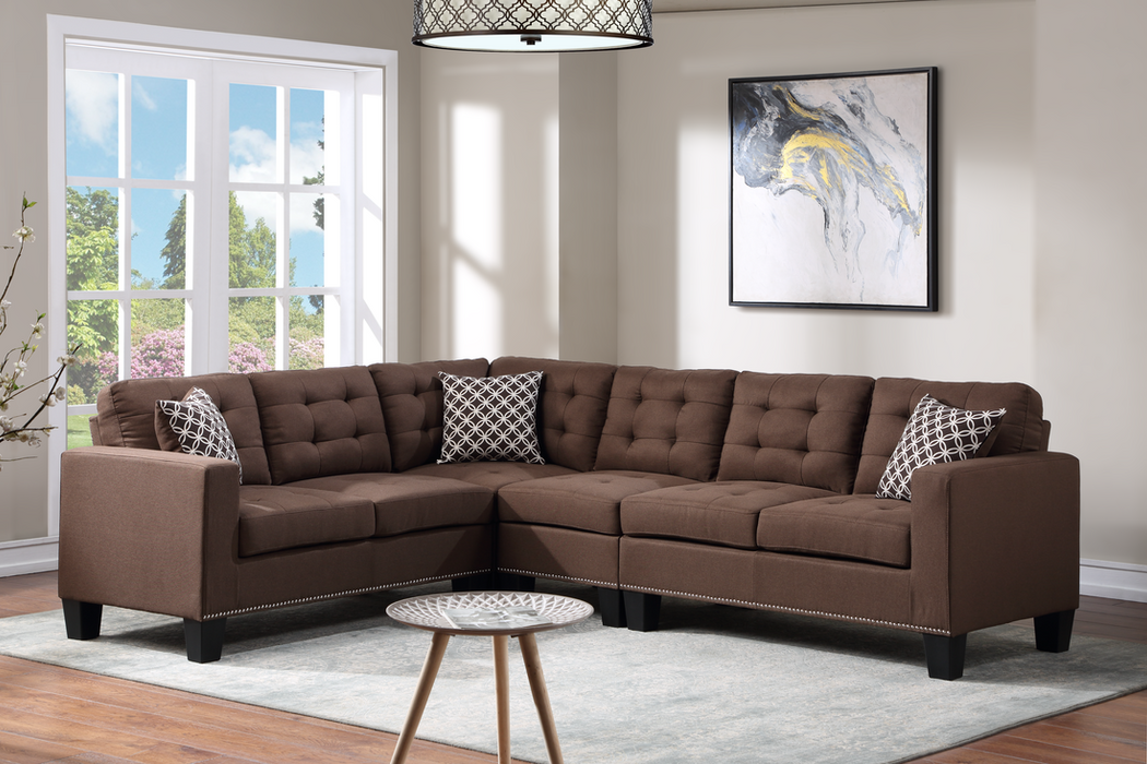 Logan Brown Reversible Sectional