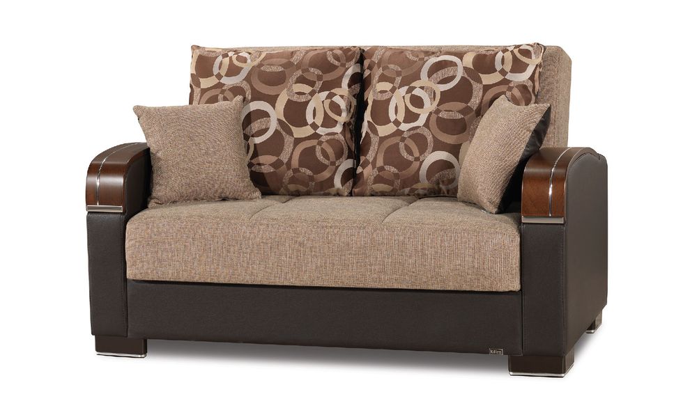 Mobimax Brown Loveseat Loveseat