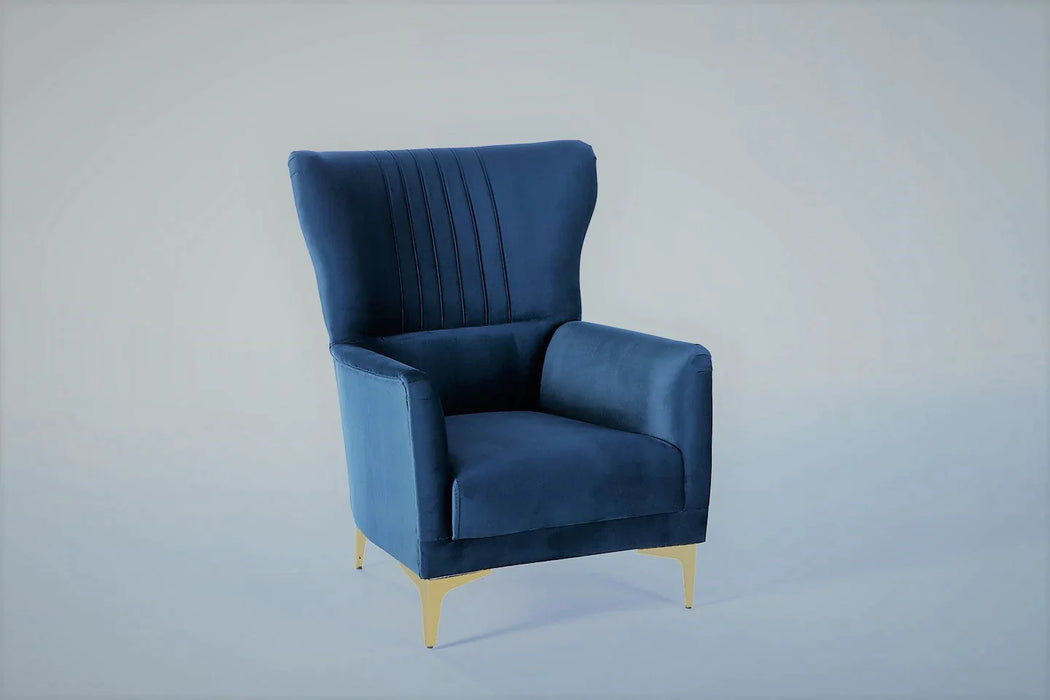 CARLINO ACCENT CHAIR (NAPOLY NAVY BLUE)