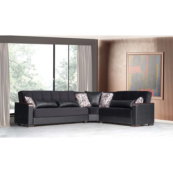 Armada X Black/Black Sectional #306