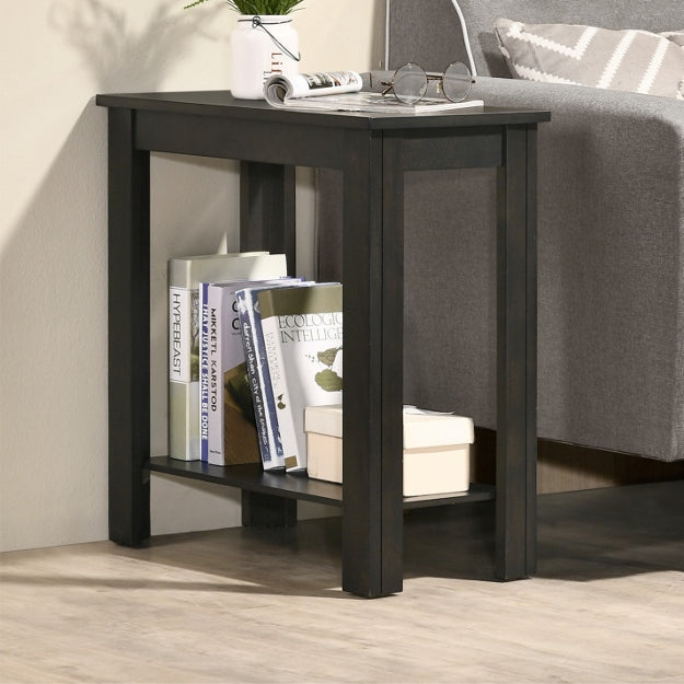 Pierce Charcoal Chairside Table