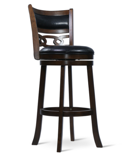 Savor Brown 29" Swivel Barstool, Set of 2