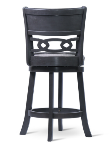 Savor Gray Swivel Counter Chair, Set of 2