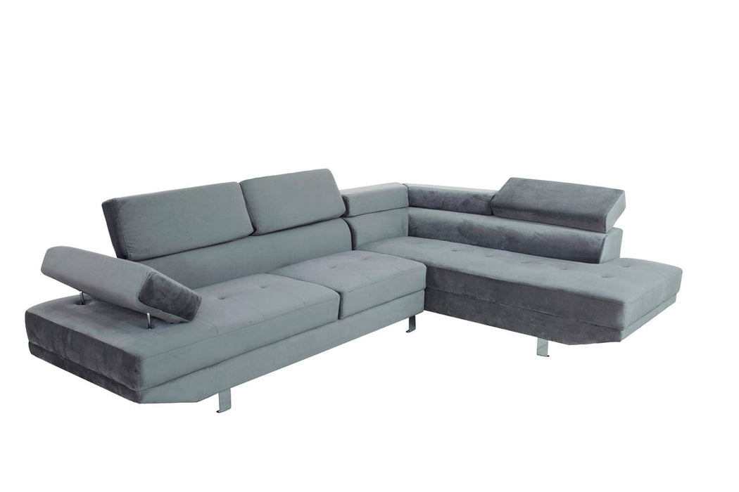 Stella Gray Sleeper Sectional